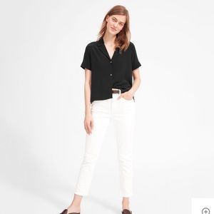 Everlane Clean silk short sleeve